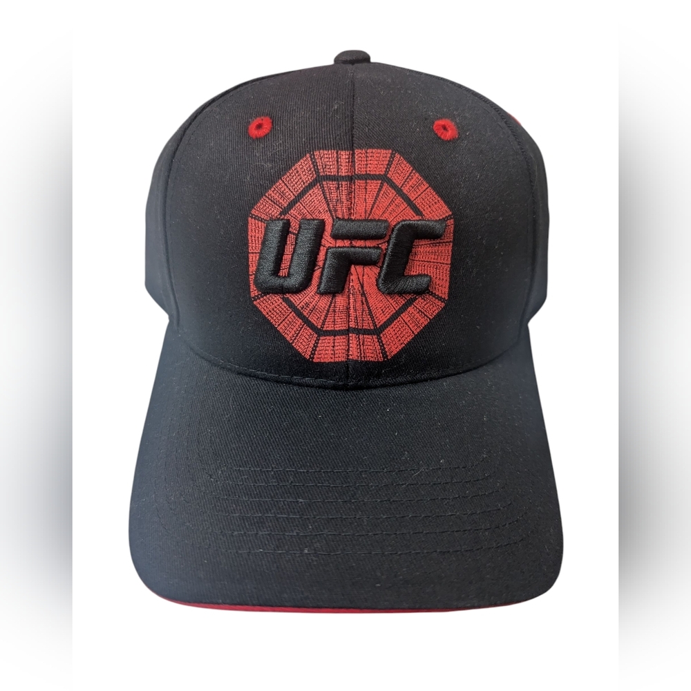 UFC Black and Red Logo Hat